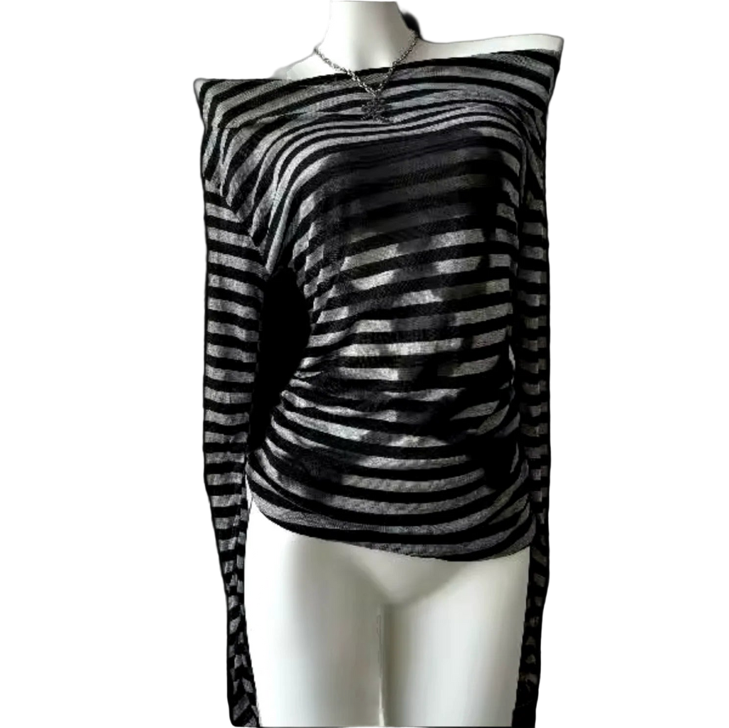 ✮ STRIPED SKULL TOP ✮