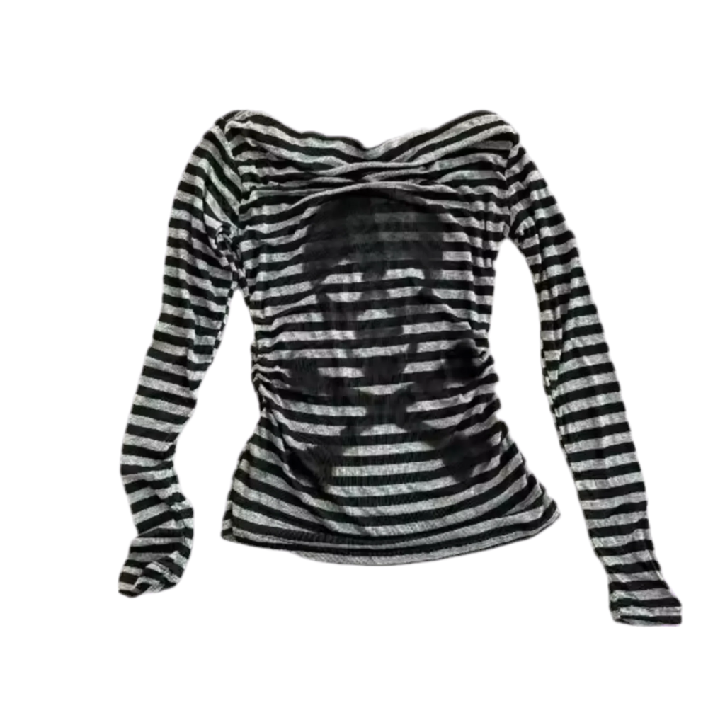 ✮ STRIPED SKULL TOP ✮
